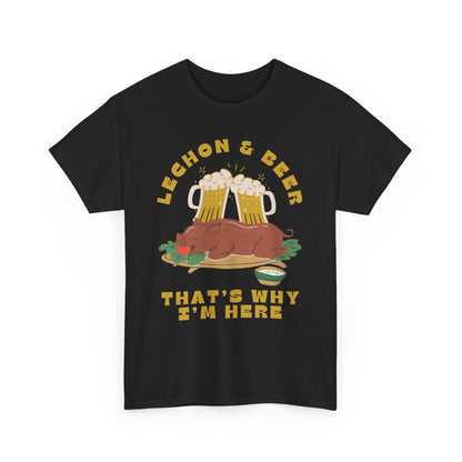 LECHON & BEER - Filipino Food (T-Shirt)