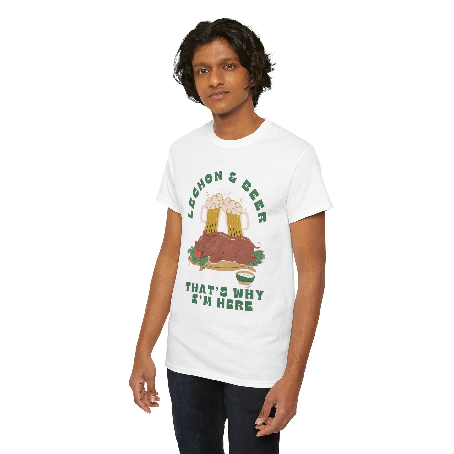 LECHON & BEER - Filipino Food (T-Shirt)