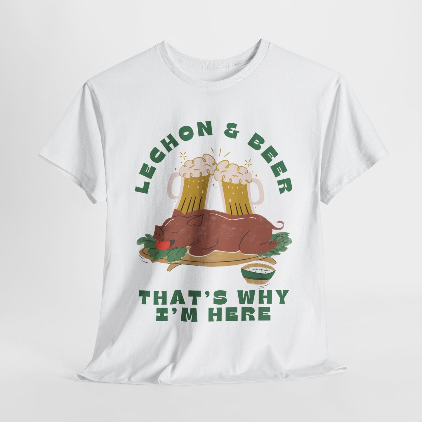 LECHON & BEER - Filipino Food (T-Shirt)