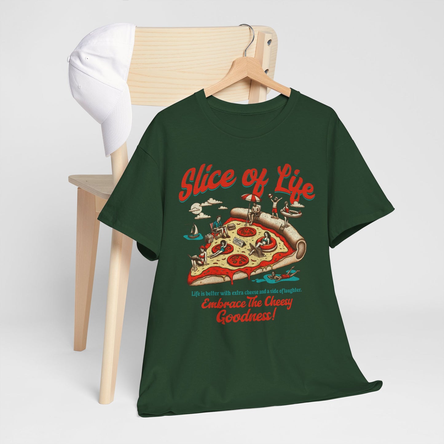 LOBSTER & SPINACH - Pizza (T-Shirt)