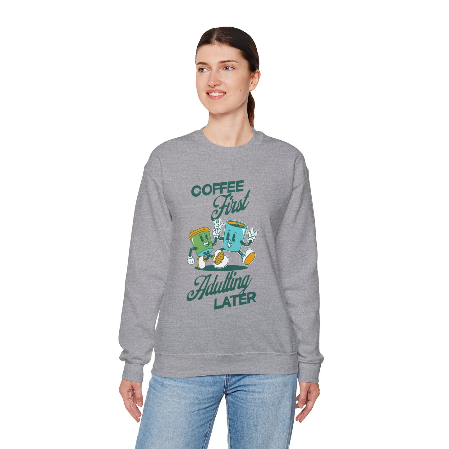 PEPPERMINT DARK CHOCOLATE - Coffee (Sweatshirt)