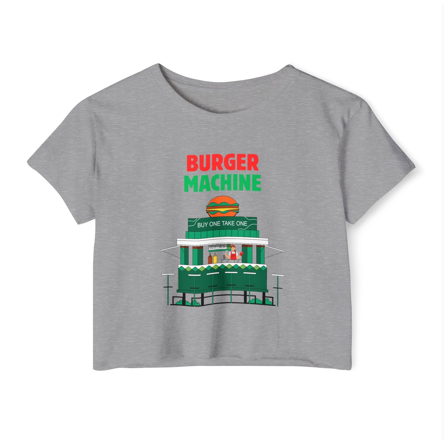 BURGER MACHINE - Filipino Food (Crop Top)