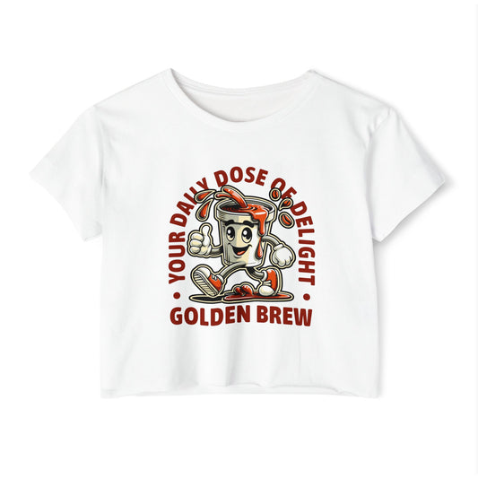 GOLDEN BREW - Coffee (Crop Top)