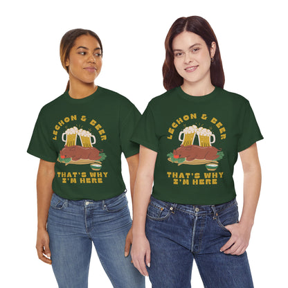 LECHON & BEER - Filipino Food (T-Shirt)